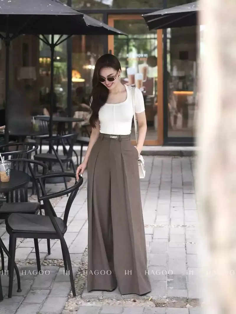 Các chất liệu áo cổ lọ nữ phổ biến len cotton thun lụa